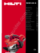 Hilti SCM 22-A Gebruiksaanwijzing