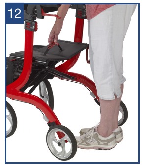 Opvouwen/Transport/Opslag Stap 1