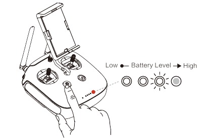 Controleer de batterijniveaus stap 2