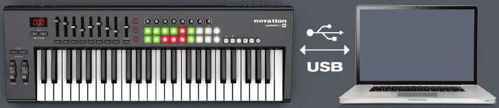 LAUNCHKEY AANSLUITEN OP EEN COMPUTER