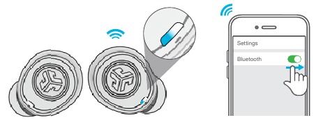VERBINDEN MET BLUETOOTH Stap 1