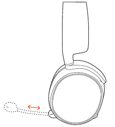 Inklapbare microfoon