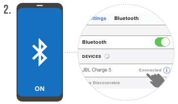 BLUETOOTH-KOPPELING - Kies apparaat - Stap 2