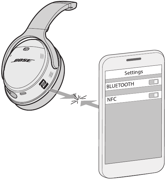 Uw Bluetooth&reg;-apparaat koppelen met NFC