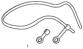 Achter-het-hoofd hoofdband. Extreem licht en comfortabel draagalternatief.