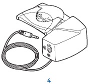 HL10&trade; Lifter. Tilt automatisch de telefoonhoorn op en plaatst deze terug in de houder. Maakt beantwoorden/be&euml;indigen van gesprekken op afstand mogelijk met uw headset.