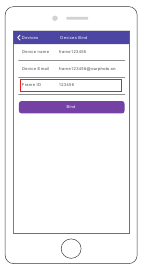 Bind uw frame met de App Stap 3