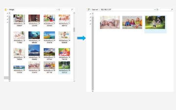 Upload foto's en video's via de computer Stap 2