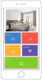 Upload foto's en video's via de App