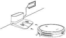 Uw RoboVac opladen methode 1