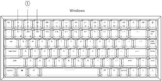 K2 BLUETOOTH MECHANISCH TOETSENBORD OVERZICHT Windows