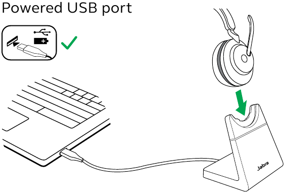 Opladen met behulp van het oplaadstation (optioneel accessoire)