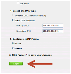 Uw router configureren stap 4