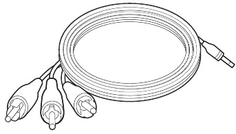 A/V-kabel RCA naar 3,5 mm