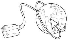 Snelle internetverbinding (DSL- of kabelmodem)