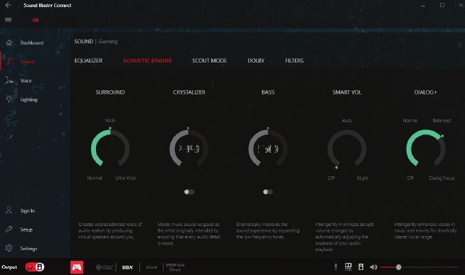 Vooraf gedefinieerde audioprofielen