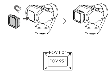 DJI Pocket 2 Groothoeklens