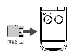 Plaats de microSD-kaart