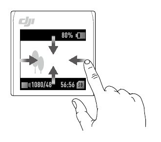 Het Touchscreen Bediening