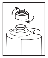 Vul de schoonwatertank Stap 2