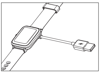 Uw horloge opladen stap 2