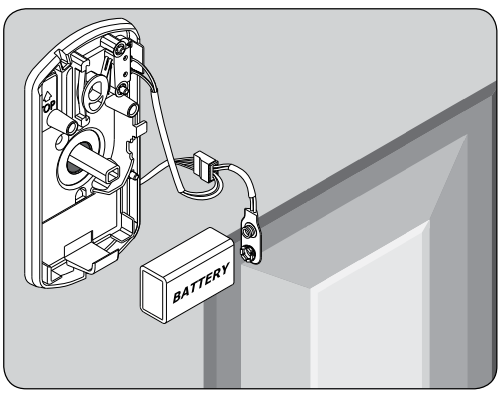 De batterij vervangen FE595 stap 2