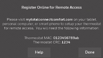 Uw thermostaat online registreren Stap 4