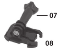Long Thumb Screw (Lange duimschroef) / Quick Release Buckle (Snelontgrendelingsgesp)