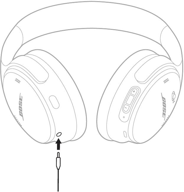 DE AUDIOKABEL AANSLUITEN