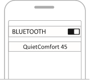 VERBINDEN MET HET BLUETOOTH-MENU OP UW MOBIELE APPARAAT Stap 2