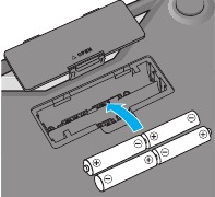 De batterijen plaatsen