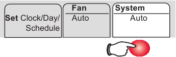 Automatische omschakeling (verwarmen/koelen)