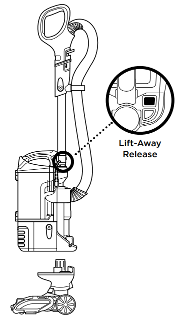 LIFT-AWAY&reg; WERKING Stap 1