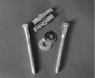 Inhoud van de vastzet kit