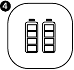 2 &times; AAA-batterijen