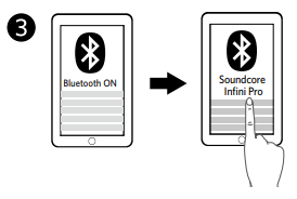 Bluetooth-modus stap 2