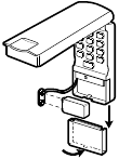DE KEYLESS ENTRY-BATTERIJ