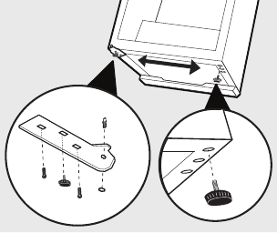 Instructies voor het verwijderen en omkeren van de deur voor Model FFPS3133UU Stap 5
