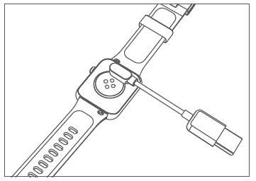 Uw horloge opladen stap 2