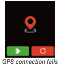 GPS-verbinding (Alleen voor outdoor hardlopen / outdoor wandelen / outdoor fietsen)