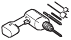 Elektrische boormachine met 3/16˝, &frac12;˝ en ⅝˝ boren