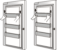 Door-in-Door-deurvakken (Alleen bij sommige modellen)