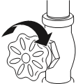 Waterleiding installatie instructies stap 6