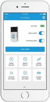 Nadat je je Ring-deurbel in de app hebt ingesteld, selecteer je deze