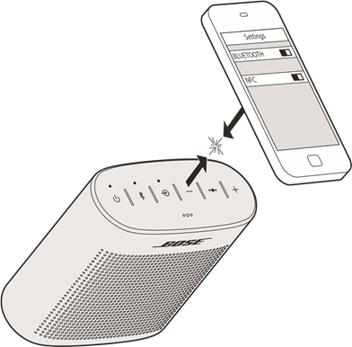 BLUETOOTH - Een mobiel apparaat koppelen met NFC
