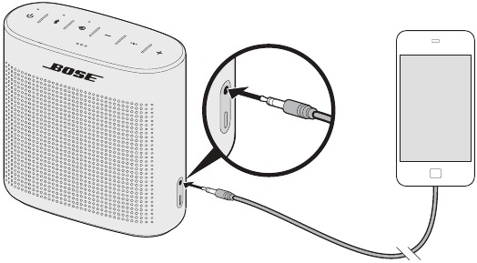 Een kabel gebruiken om een mobiel apparaat aan te sluiten