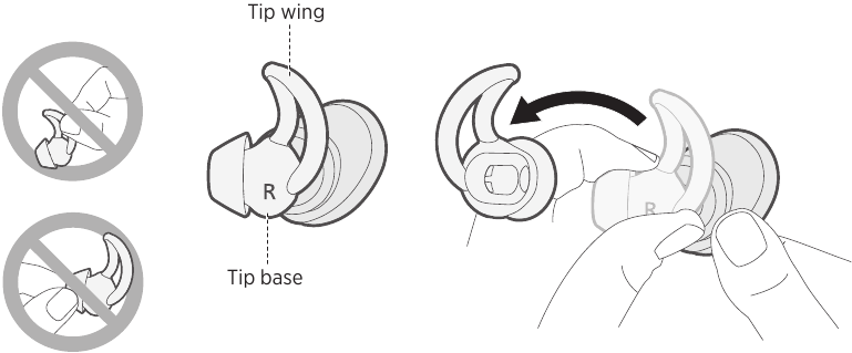 Vervang de StayHear&reg;+ Sport-oordopjes Stap 1