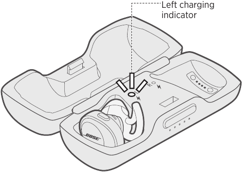 De hoofdtelefoon opladen Stap 2