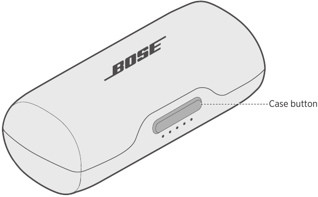 Hoofdtelefoonbediening Oplaadcase openen