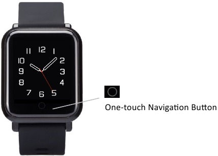 Navigeren met one-touch navigatieknop